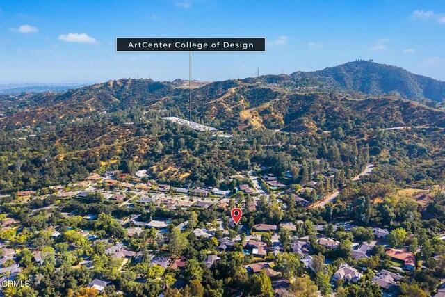 1620 Knollwood Dr, Pasadena, CA 91103 - view of property location with a mountainous background