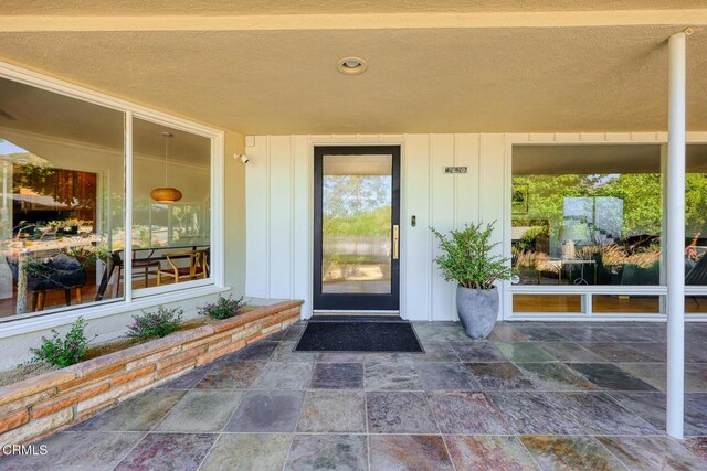 1620 Knollwood Dr, Pasadena, CA 91103 - doorway to property with board and batten siding