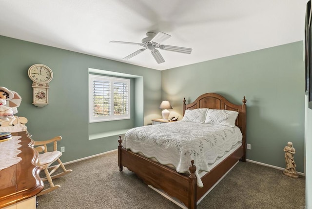 1222 N Creekside Dr, Chula Vista, CA 91915 - carpeted bedroom with ceiling fan and baseboards