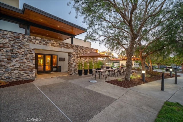 1432 Vicki Ln, Nipomo, CA 93444 - view of patio / terrace with french doors and outdoor dining space