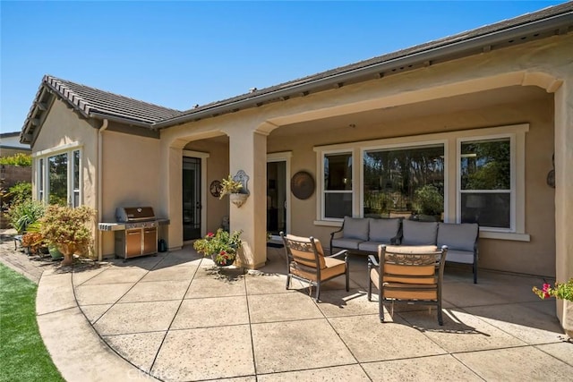 1432 Vicki Ln, Nipomo, CA 93444 - view of patio with area for grilling and outdoor lounge area