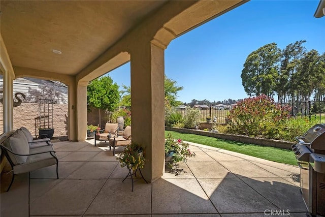 1432 Vicki Ln, Nipomo, CA 93444 - fenced backyard featuring a grill and a patio area