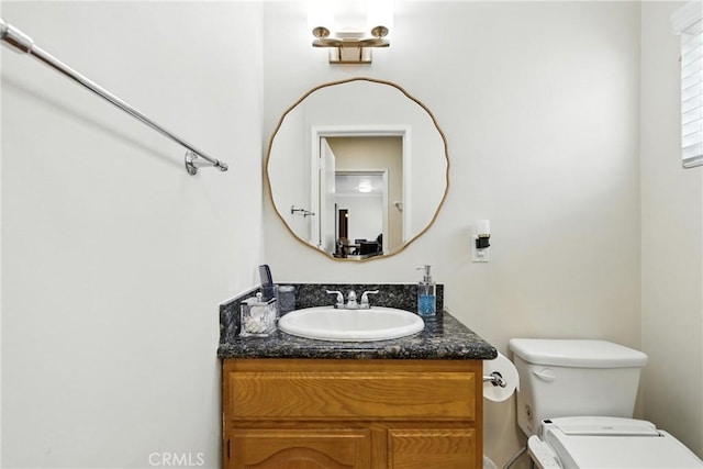 12516 Archwood St, North Hollywood, CA 91606 - half bathroom featuring vanity and toilet