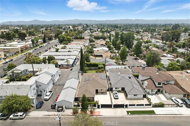 12516 Archwood St, North Hollywood, CA 91606 - aerial perspective of suburban area featuring mountains