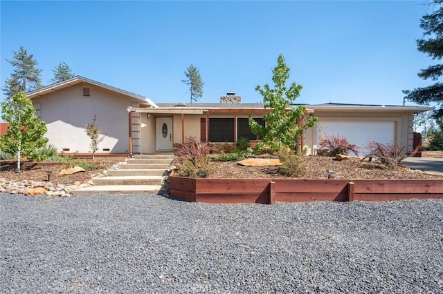 6354 Berkshire Ave, Paradise, CA 95969 - view of front of property with a garage and stucco siding