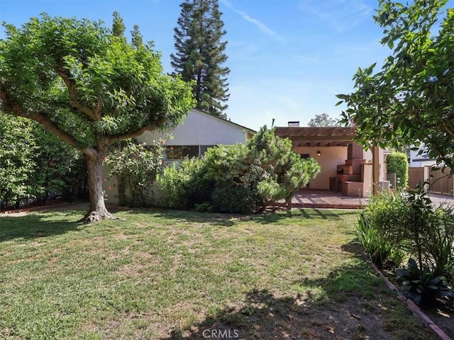 13510 Valleyheart Dr N, Sherman Oaks, CA 91423 - view of yard featuring a pergola