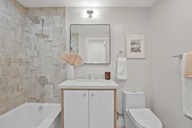 8602 Kilbourn Dr, La Jolla, CA 92037 - bathroom with vanity and bathing tub / shower combination