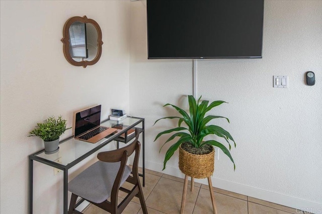 260406 Juan St, San Diego, CA 92110 - office area with baseboards and tile patterned floors