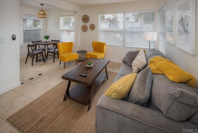 260406 Juan St, San Diego, CA 92110 - living area with light tile patterned floors