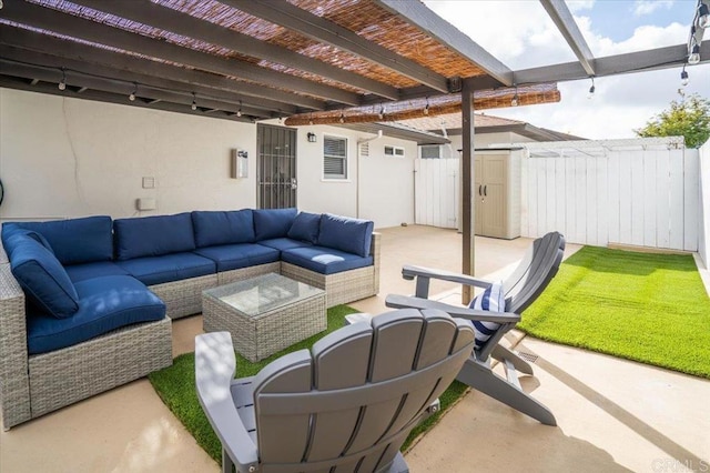 260406 Juan St, San Diego, CA 92110 - view of patio / terrace with an outdoor hangout area