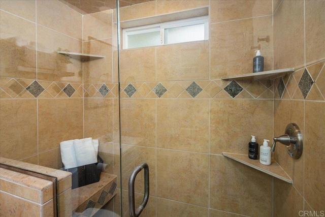 260406 Juan St, San Diego, CA 92110 - full bathroom with a tile shower