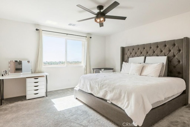 13343 Macaw Pl, Victorville, CA 92395 - carpeted bedroom featuring ceiling fan
