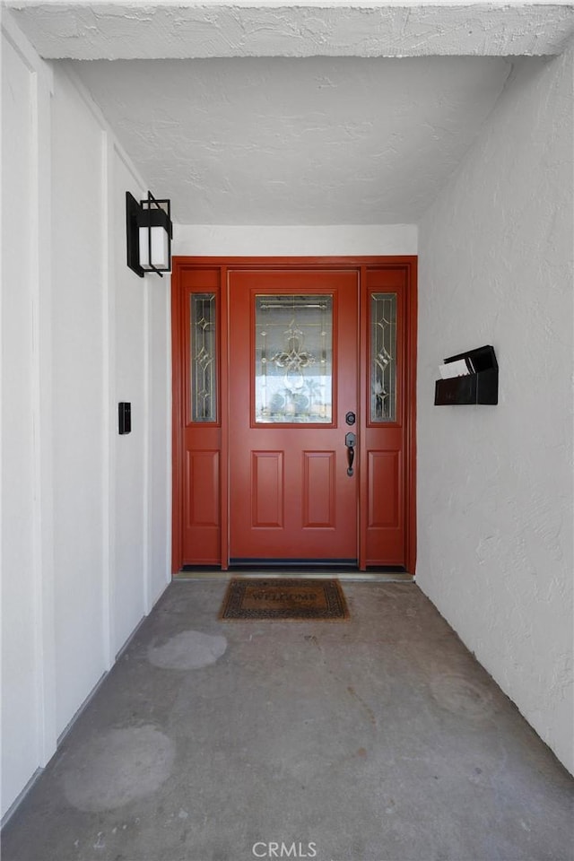 1106 W Bellbrook St, Covina, CA 91722 - doorway to property featuring stucco siding and covered porch
