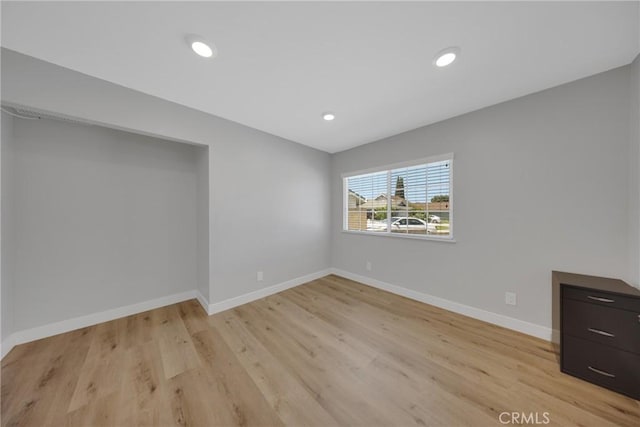 1106 W Bellbrook St, Covina, CA 91722 - unfurnished room with light wood finished floors and recessed lighting