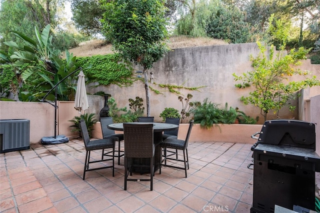 4347 Freedom Dr Unit C, Calabasas, CA 91302 - view of patio featuring area for grilling and outdoor dining area