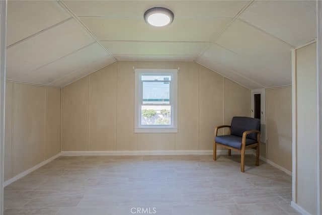 1409 4th St, San Fernando, CA 91340 - additional living space featuring lofted ceiling and baseboards