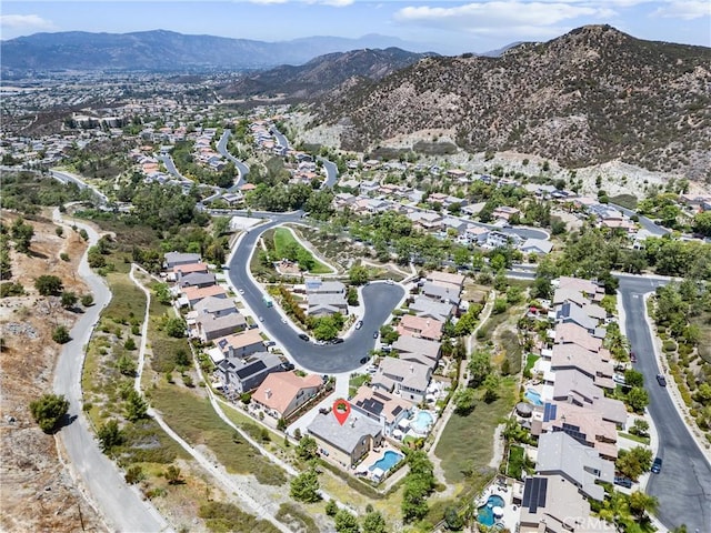 35694 Cherry Bark Way, Murrieta, CA 92562 - aerial view of property and surrounding area featuring nearby suburban area and a mountainous background