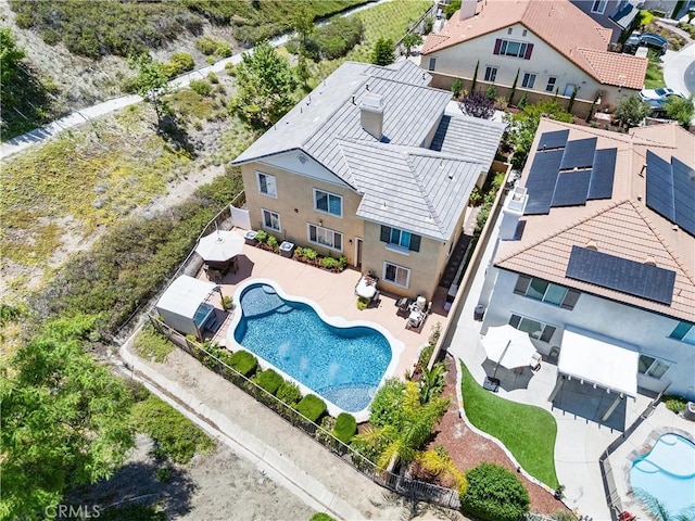 35694 Cherry Bark Way, Murrieta, CA 92562 - aerial view of a pool