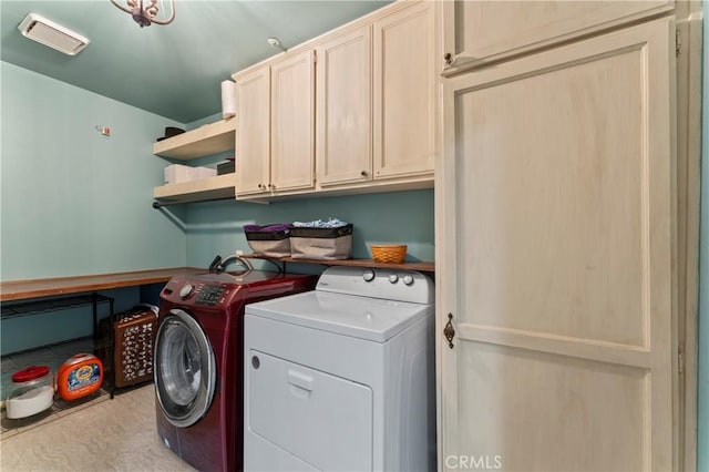 34037 Agua Dulce Canyon Rd, Agua Dulce, CA 91390 - laundry area with washing machine and clothes dryer and cabinet space