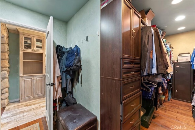 34037 Agua Dulce Canyon Rd, Agua Dulce, CA 91390 - walk in closet with light wood finished floors