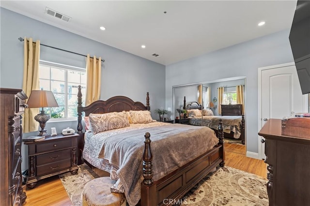 34037 Agua Dulce Canyon Rd, Agua Dulce, CA 91390 - bedroom featuring light wood-style floors and recessed lighting