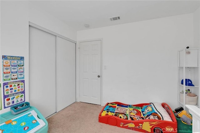 12684 Snapping Turtle Rd, Apple Valley, CA 92308 - bedroom with carpet and a closet