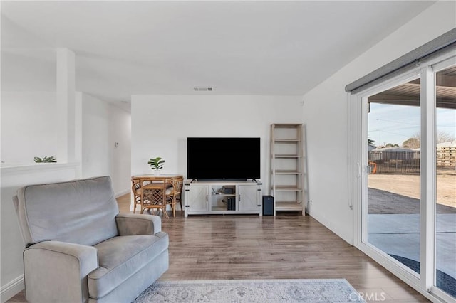 12684 Snapping Turtle Rd, Apple Valley, CA 92308 - living area featuring wood finished floors