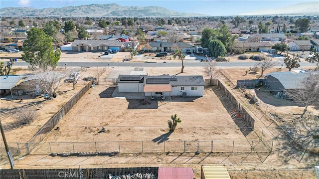 12684 Snapping Turtle Rd, Apple Valley, CA 92308 - aerial view of residential area featuring a mountain backdrop