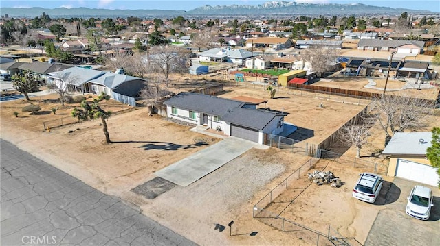 12684 Snapping Turtle Rd, Apple Valley, CA 92308 - aerial perspective of suburban area with a mountain backdrop