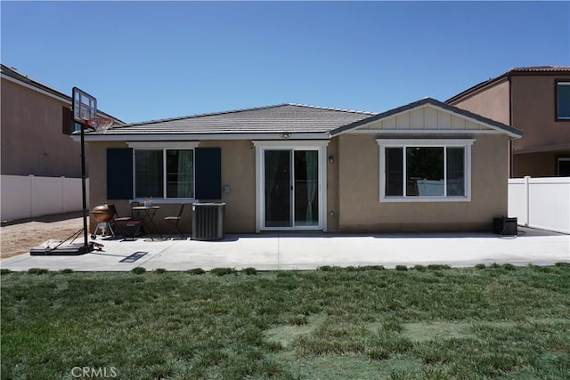 27082 Nolana Way, Menifee, CA 92584 - back of property featuring a patio, a tile roof, and stucco siding