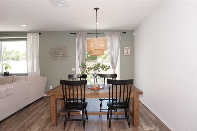 27082 Nolana Way, Menifee, CA 92584 - dining area featuring wood finished floors