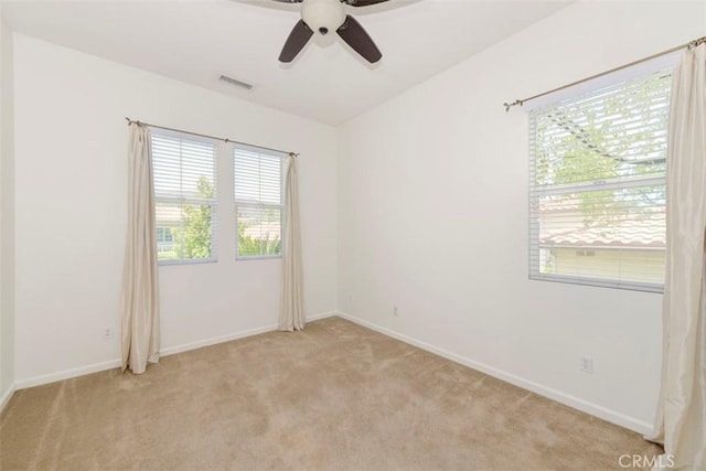 24038 Watercress Dr, Corona, CA 92883 - unfurnished room featuring light colored carpet and ceiling fan