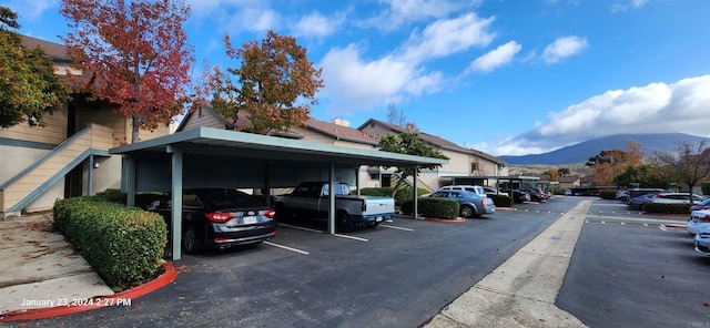 3040 Charwood Ct, Spring Valley, CA 91977 - partially covered parking lot with a mountain view