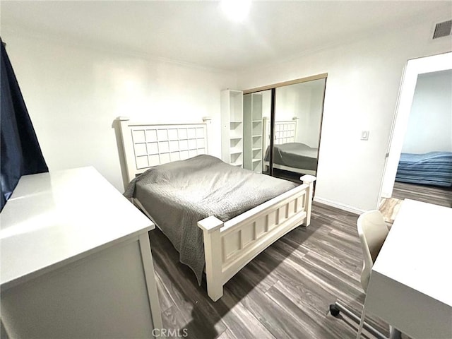 24252 Palmek Cir, Lake Forest, CA 92630 - bedroom with wood finished floors and a closet