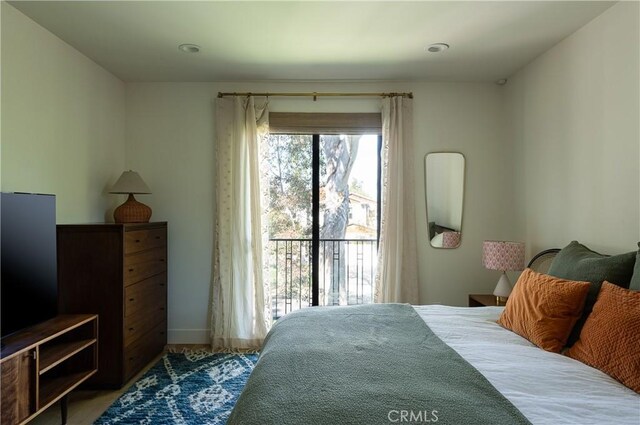 4620 Morse Ave, Sherman Oaks, CA 91423 - bedroom featuring access to exterior and baseboards