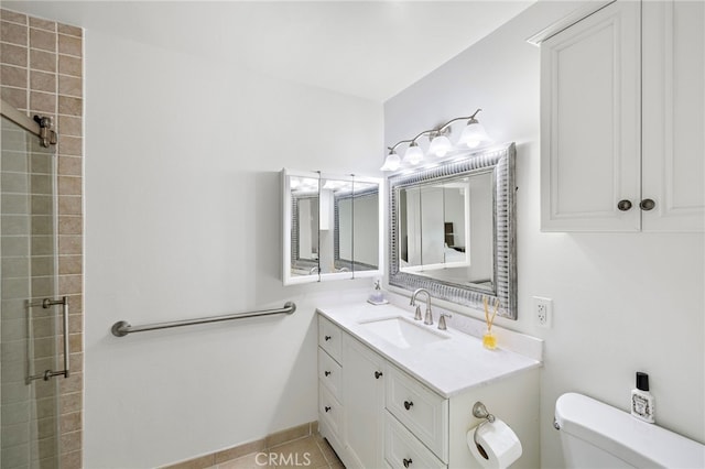 22391 Lombardi, Laguna Hills, CA 92653 - full bath featuring vanity and tiled shower
