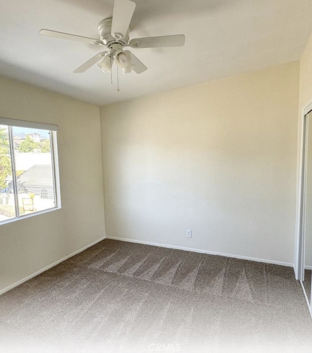 625-627 S Wabash Ave, Glendora, CA 91740 - spare room with carpet floors and ceiling fan