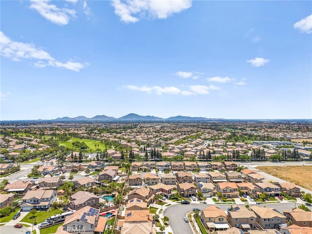 5609 Garibaldi Way, Fontana, CA 92336 - aerial perspective of suburban area with mountains