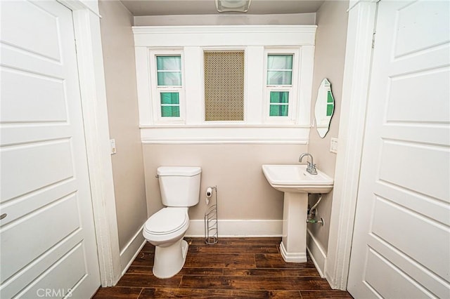 220 Palm Pl, Pomona, CA 91767 - bathroom featuring wood finished floors and toilet