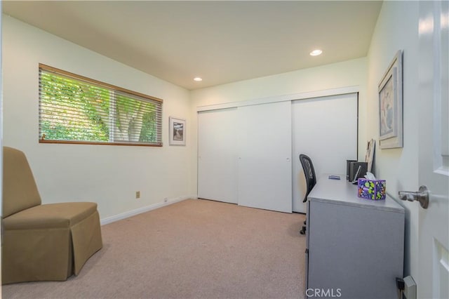 2526 Fontezuela Dr, Hacienda Heights, CA 91745 - office area with light colored carpet and recessed lighting