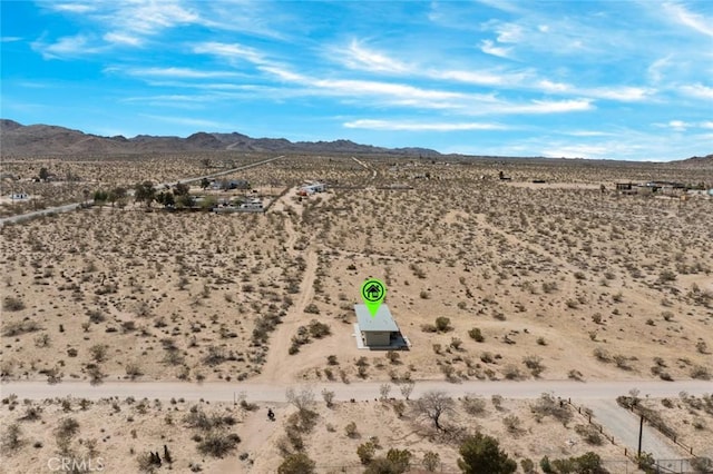 2570 N Deer Trl, Landers, CA 92285 - view of rural area with a desert landscape and mountains