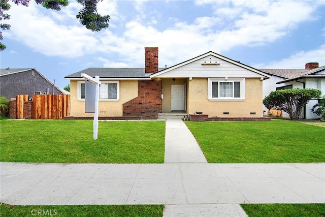 19324 Victory Blvd, Reseda, CA 91335 - bungalow-style home with stucco siding and a chimney