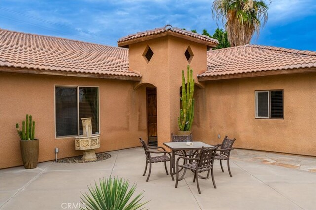 79140 Fred Waring Dr, Bermuda Dunes, CA 92203 - view of patio / terrace with outdoor dining space