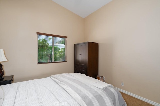 79140 Fred Waring Dr, Bermuda Dunes, CA 92203 - bedroom with carpet floors and high vaulted ceiling