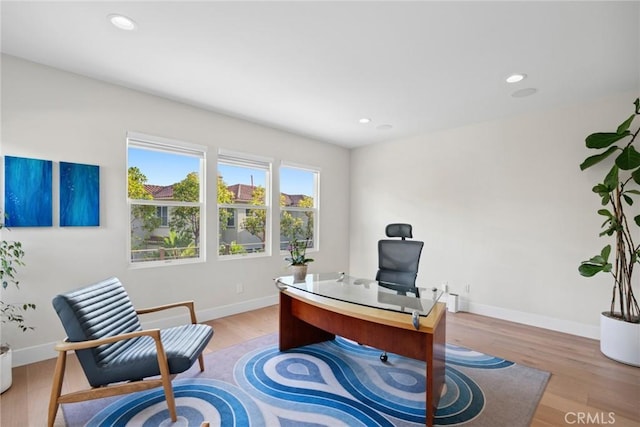 8 Pavona, Newport Coast, CA 92657 - home office with light wood finished floors and recessed lighting