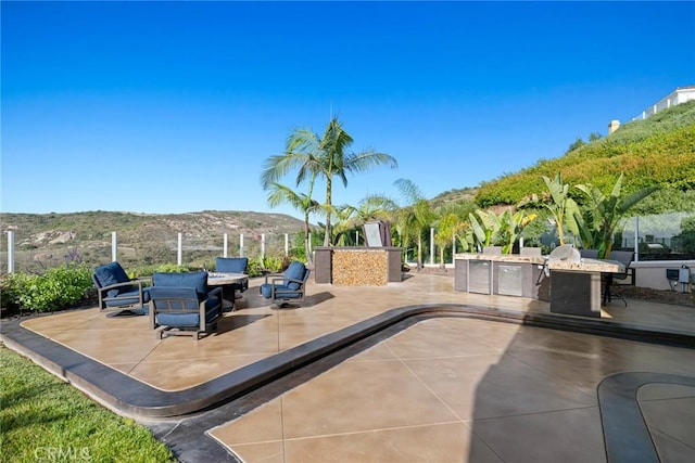 8 Pavona, Newport Coast, CA 92657 - view of patio featuring a mountain view