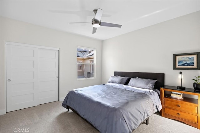 8 Pavona, Newport Coast, CA 92657 - bedroom featuring carpet flooring, a ceiling fan, and a closet
