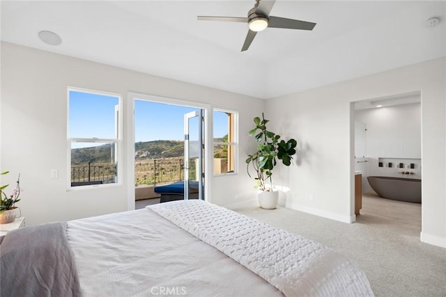 8 Pavona, Newport Coast, CA 92657 - carpeted bedroom featuring baseboards and ceiling fan
