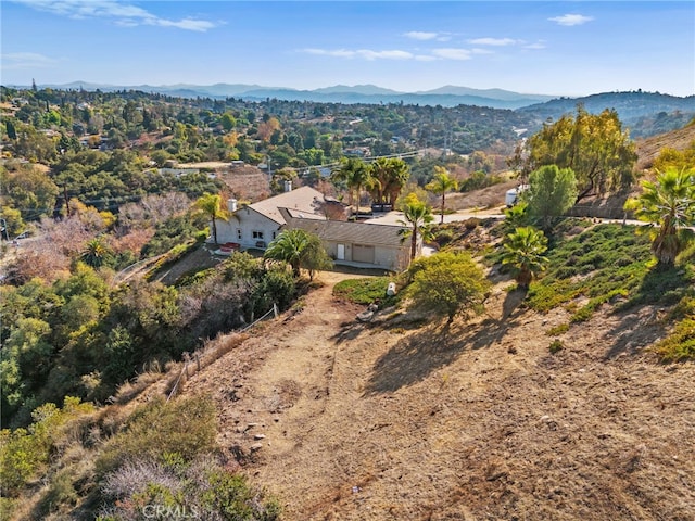 2240 Aqua Hill Rd, Fallbrook, CA 92028 - aerial view of property and surrounding area featuring mountains