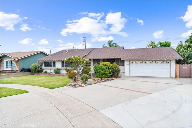 1305 S Westchester Dr, Anaheim, CA 92804 - single story home featuring an attached garage, concrete driveway, stucco siding, and a shingled roof